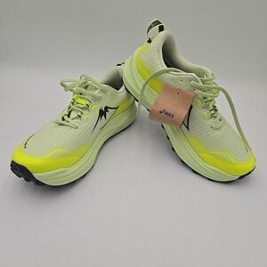 Asics Mens Trabuco Max 3 Mens 7 NEW Running 1011B800-300 Matcha Neon Yellow